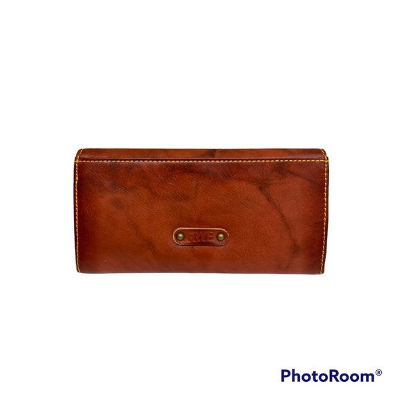 NWT FRYE Wallet Campus Stitch Trifold Leather Wallet - Picture 3 of 4